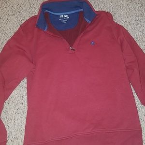 Izod fleece lined sweater